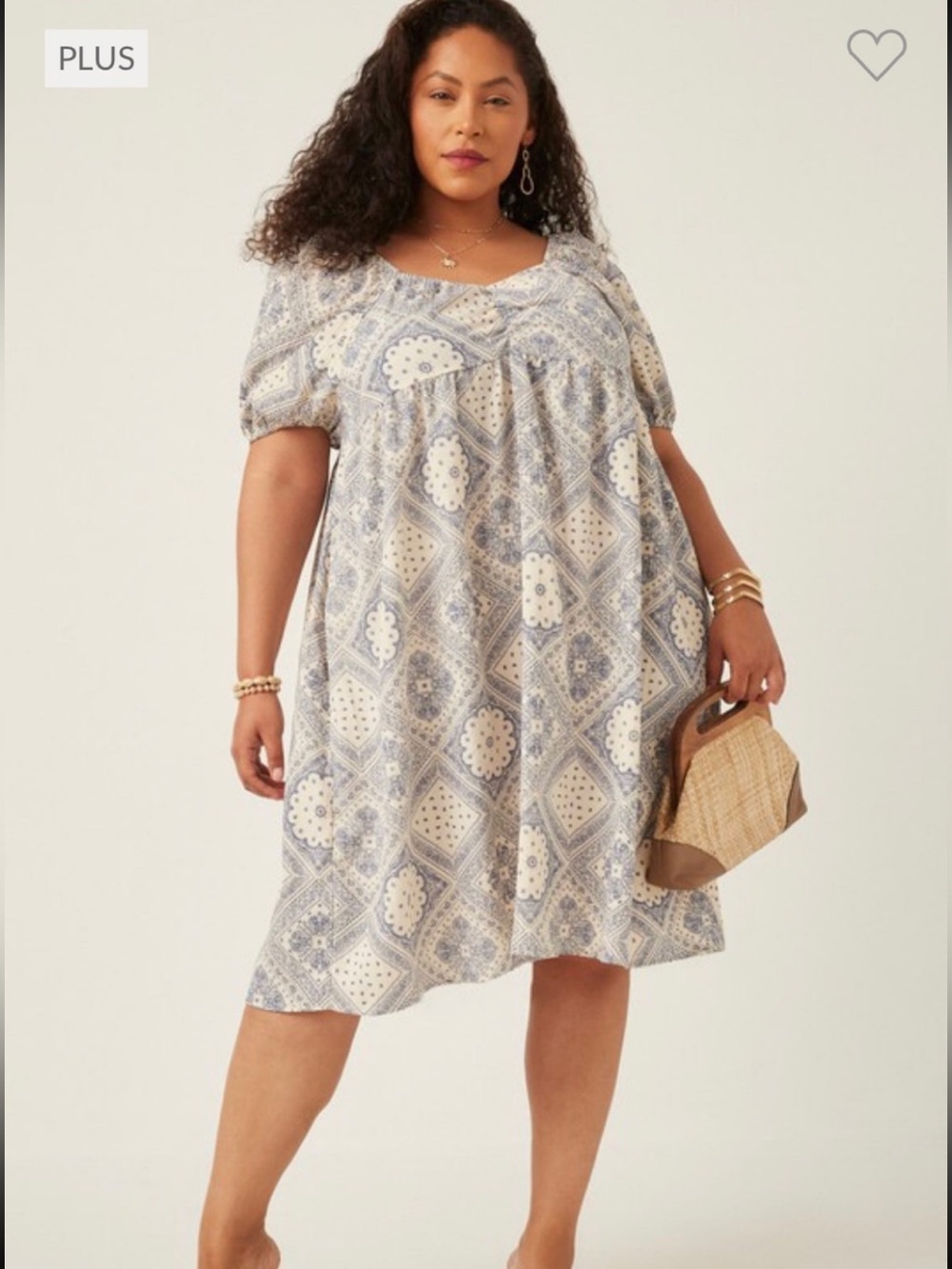 BNWT Boutique Hayden Los Angeles Paisley Print Puff Sleeve Dress